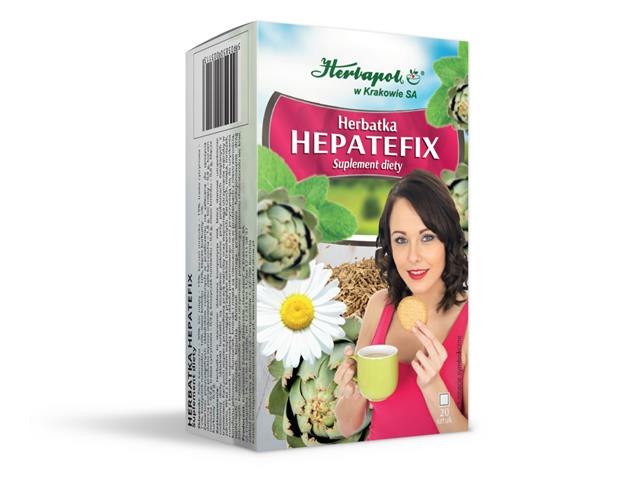 Hepatefix Herbata interakcje ulotka  2 g 20 toreb. po 2 g
