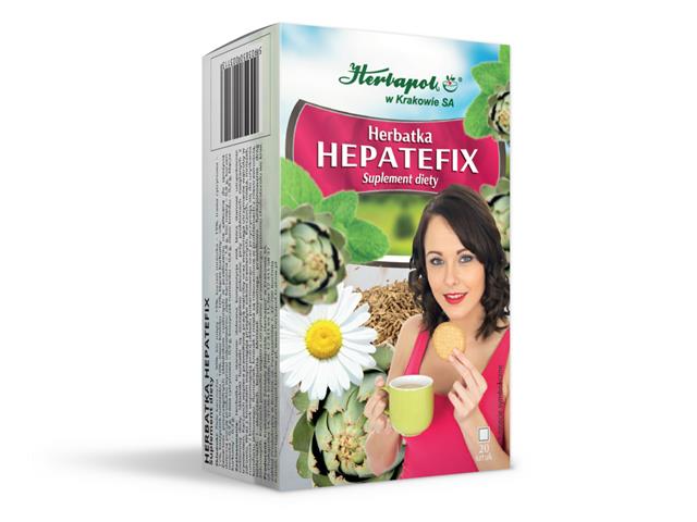 Hepatefix Herbata interakcje ulotka herbata 2 g 20 toreb. po 2 g