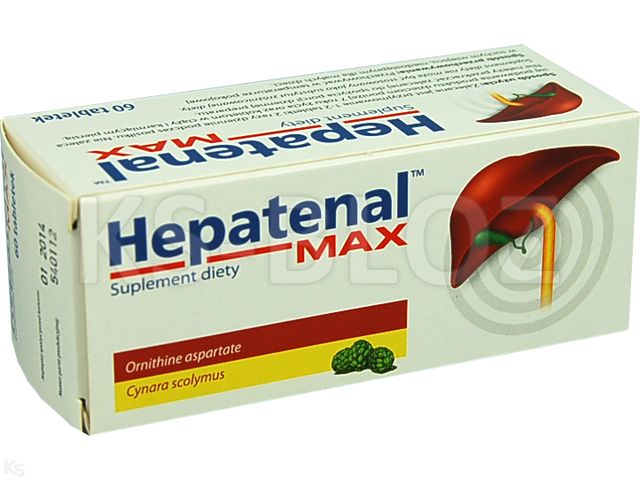 Hepatenal Max interakcje ulotka tabletki  60 szt.