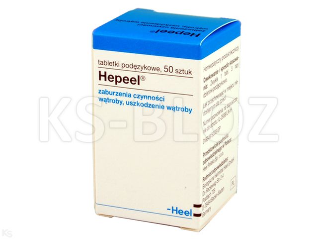 Hepeel Na Wątrobę interakcje ulotka tabletki podjęzykowe - 50 tabl.