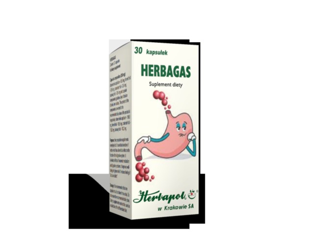 Herbagas interakcje ulotka kapsułki - 30 kaps.