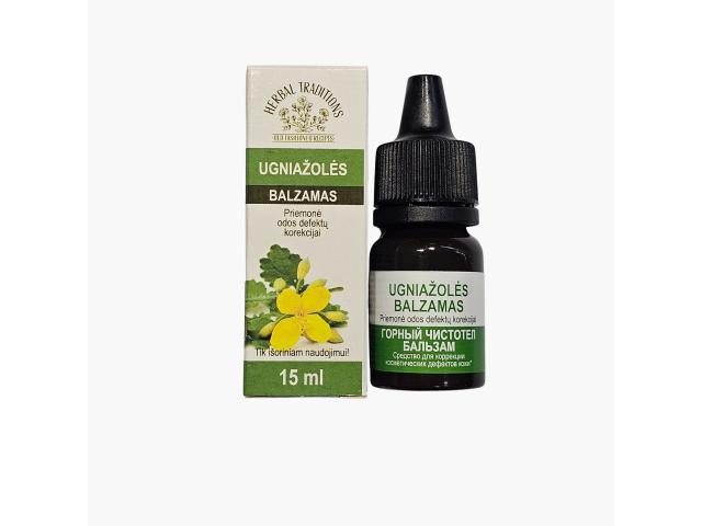 Herbal Traditions Balsam do pielęgnacji skóry z glistnika jaskółcze ziele interakcje ulotka balsam - 15 ml