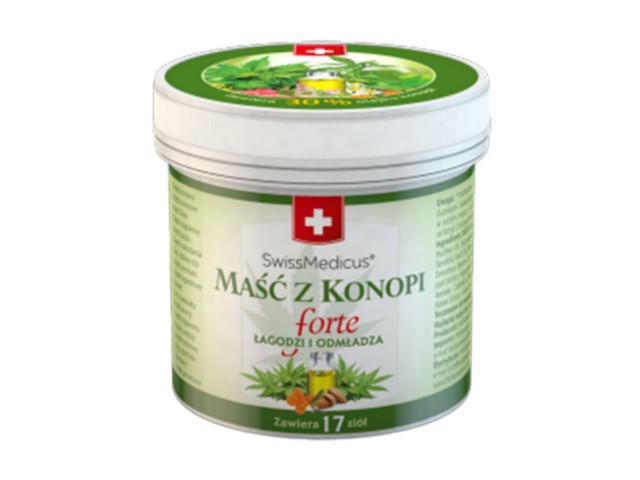 Herbamedicus Maść Z Konopi Forte SwissMedicus interakcje ulotka   125 ml