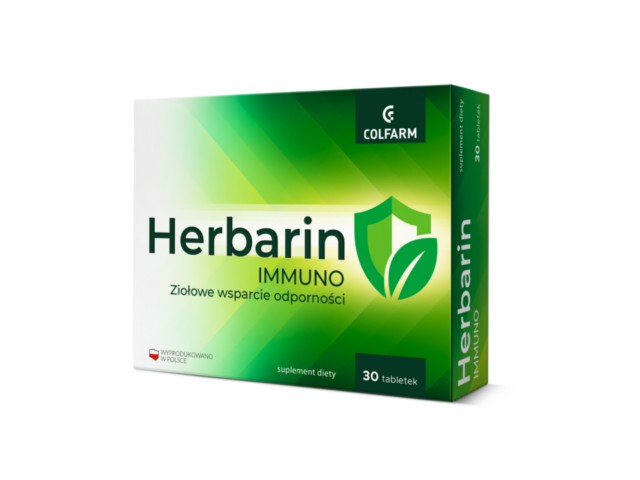 Herbarin Immuno interakcje ulotka tabletki - 30 tabl.