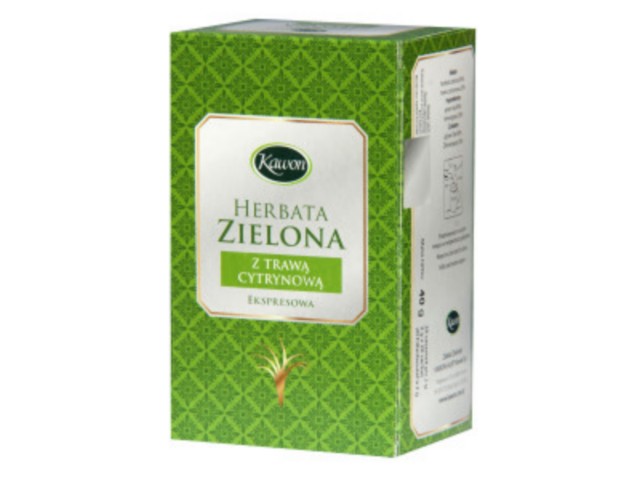Herbata zielona ekspresowa z trawą cytrynową interakcje ulotka   20 sasz.