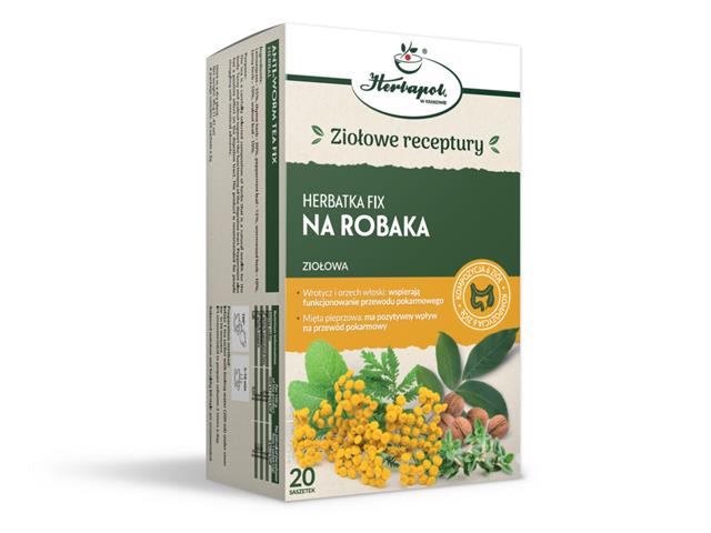 HERBATKA fix NA ROBAKA interakcje ulotka herbata  20 toreb. po 2 g