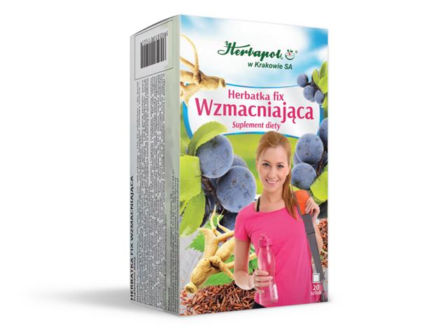 Herbatka fix WZMACNIAJĄCA interakcje ulotka herbata  20 sasz.