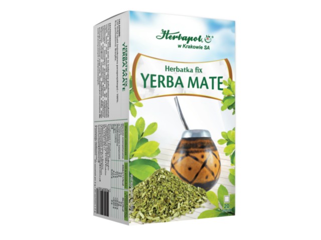 Herbatka fix YERBA MATE interakcje ulotka   20 sasz.