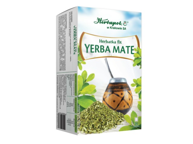 Herbatka fix YERBA MATE interakcje ulotka herbata  20 sasz.