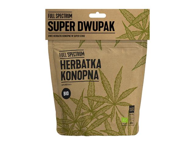 Herbatka konopna BIO interakcje ulotka herbata - 40 g + 40 g