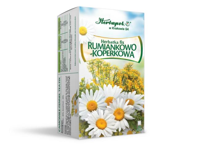 Herbatka RUMIANKOWO-KOPERKOWA interakcje ulotka - 2 g 20 toreb.