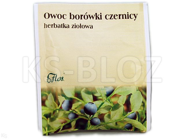 Herbatka Ziołowa Owoc Borówki Czernicy interakcje ulotka zioła sypkie - 50 g