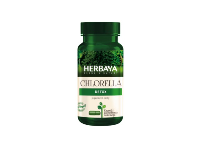 Herbaya Chlorella Detox interakcje ulotka kapsułki  60 kaps.