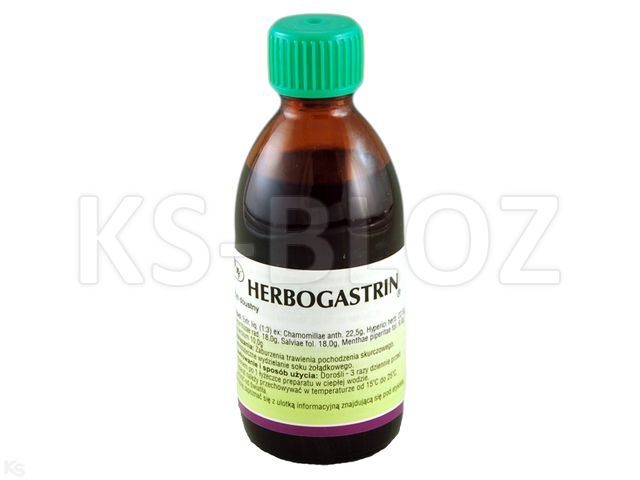 Herbogastrin interakcje ulotka płyn doustny  90 g