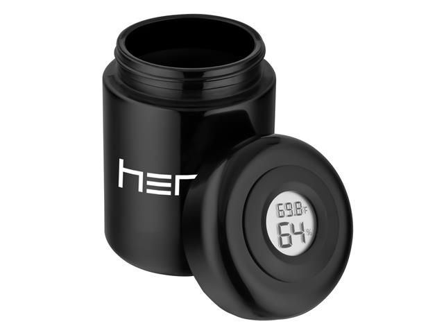 Hero Pojemnik 250 ml szklany z higrometrem bezzapachowy interakcje ulotka urządzenie  1 szt.