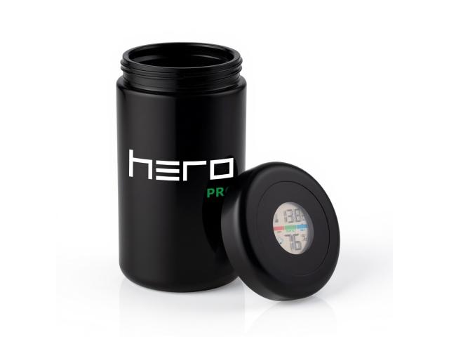 Hero Pro Pojemnik 2000 ml szklany z higrometrem bezzapachowy interakcje ulotka pojemnik - 1 szt.
