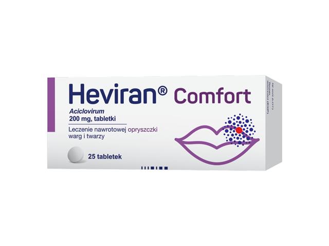 Heviran Comfort interakcje ulotka tabletki 200 mg 