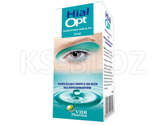 Hialopt interakcje ulotka krople do oczu  10 ml