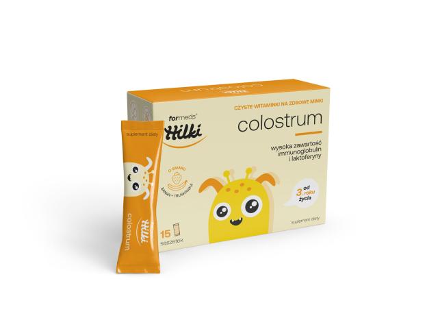 Hilki Colostrum interakcje ulotka proszek - 15 sasz.