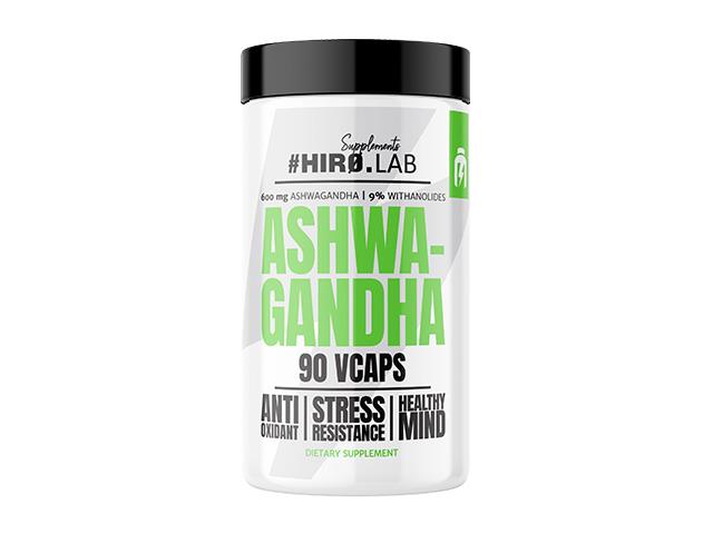 HIRO.LAB Ashwagandha interakcje ulotka kapsułki wegetariańskie - 90 kaps.