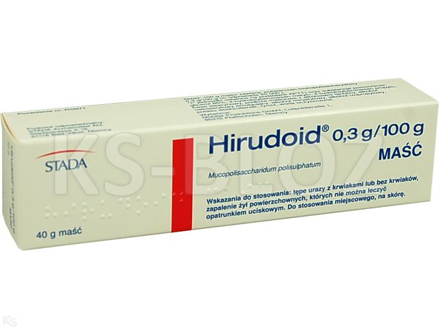 Hirudoid interakcje ulotka maść 300 mg/100g 