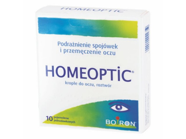 Homeoptic interakcje ulotka krop.do oczu, roztw. - 10 minims. po 0.4 ml