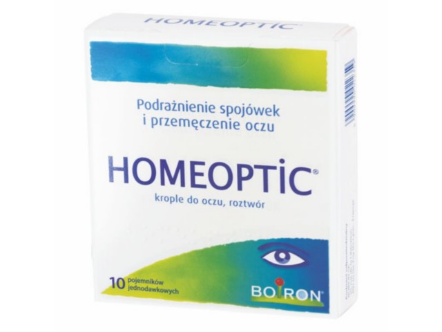 Homeoptic interakcje ulotka krople do oczu, roztwór  10 minims. po 0,4 ml