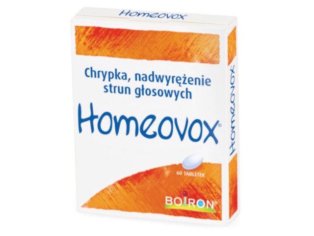 Homeovox interakcje ulotka tabl.draż. - 60 tabl.