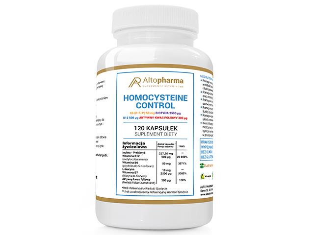 Homocysteine control interakcje ulotka kapsułki - 120 kaps.