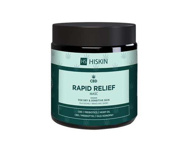 HS HISKIN CBD RAPID RELIEF Maść dla suchej i wrażliwej skóry interakcje ulotka   120 ml