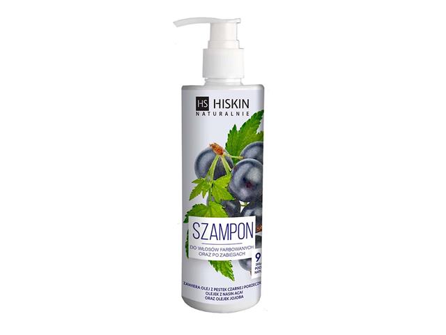 HS HISKIN NATURALNIE Szampon do włosów farbowanych i po zabiegach interakcje ulotka szampon - 300 ml