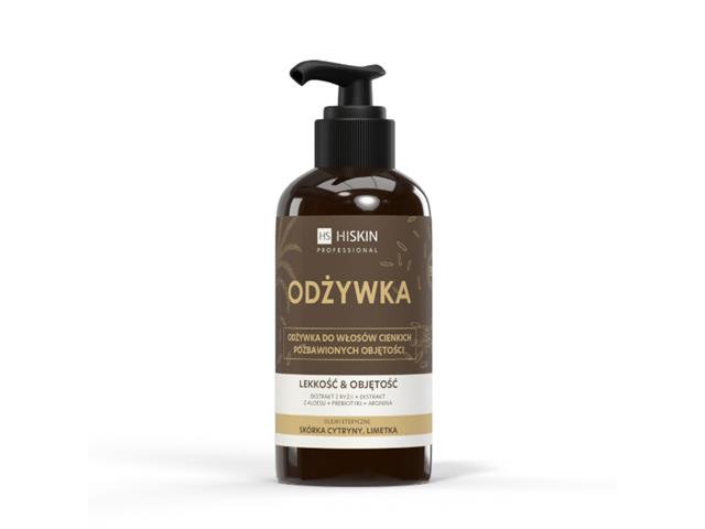 HS HISKIN PROFESSIONAL LEKKOŚĆ&OBJĘTOŚĆ Odżywka do włosów cienkich interakcje ulotka odżywka - 250 ml