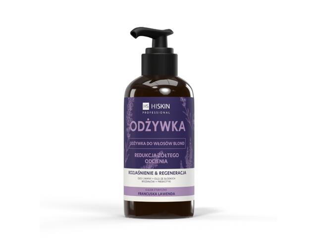 HS HISKIN PROFESSIONAL Odżywka do włosów blond redukcja żółtego odcienia interakcje ulotka odżywka - 250 ml