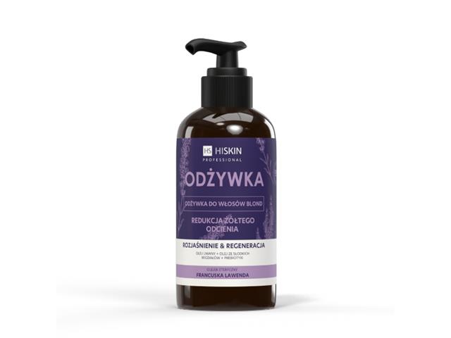 HS HISKIN PROFESSIONAL Odżywka do włosów blond redukcja żółtego odcienia interakcje ulotka odżywka  250 ml