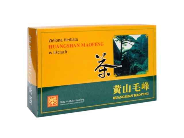 Huangshan Maofeng Herbata zielona w liściach interakcje ulotka herbata  100 g