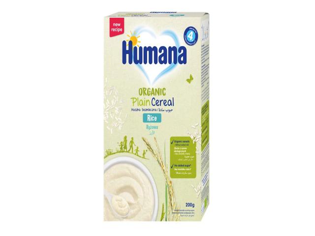 Humana Organic Kaszka ryżowa interakcje ulotka proszek do podawania w wodzie/mleku do picia - 200 g