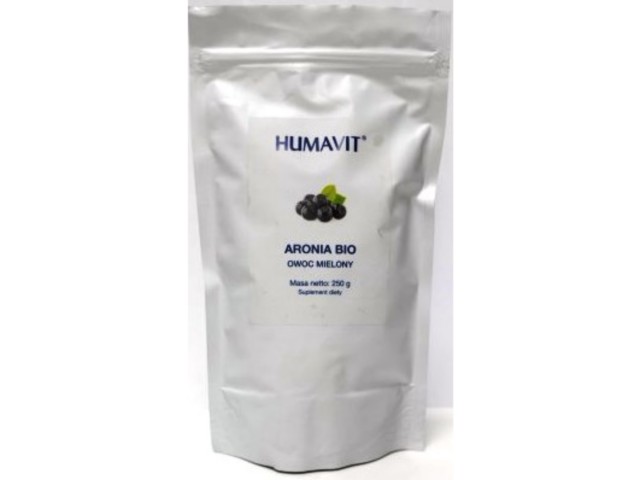 Humavit Aronia Bio - mielona interakcje ulotka proszek - 250 g