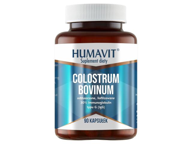 Humavit Colostrum Bovinum interakcje ulotka kapsułki  90 kaps.