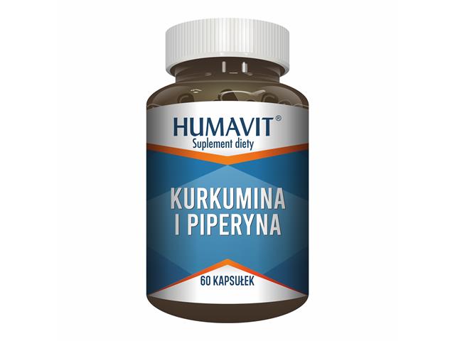 Humavit Kurkumina I Piperyna interakcje ulotka kapsułki  60 kaps.
