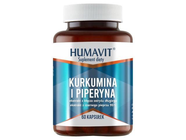 Humavit Kurkumina I Piperyna interakcje ulotka kapsułki  60 kaps.