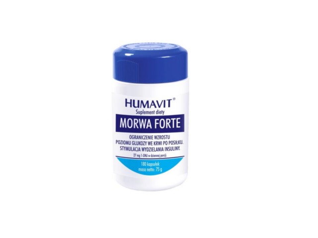 Humavit Morwa Forte interakcje ulotka kapsułki - 180 kaps.