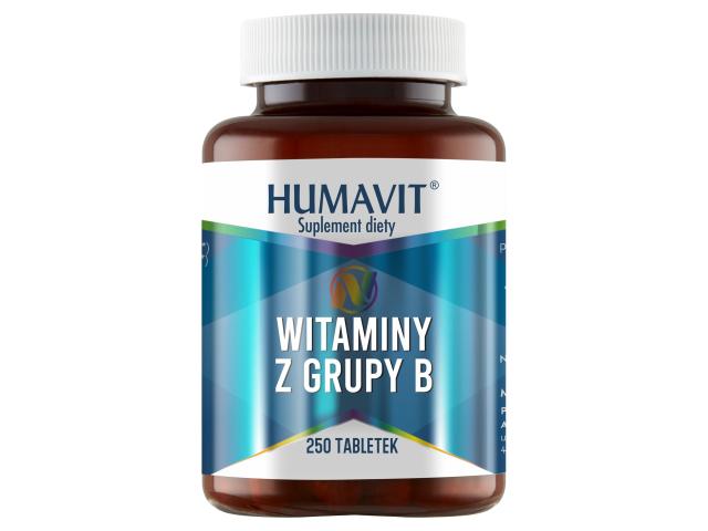 Humavit N Witaminy Z Grupy B interakcje ulotka tabletki  250 tabl.