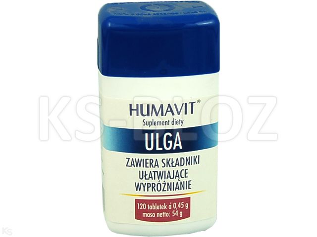 Humavit Ulga interakcje ulotka tabletki - 120 tabl.