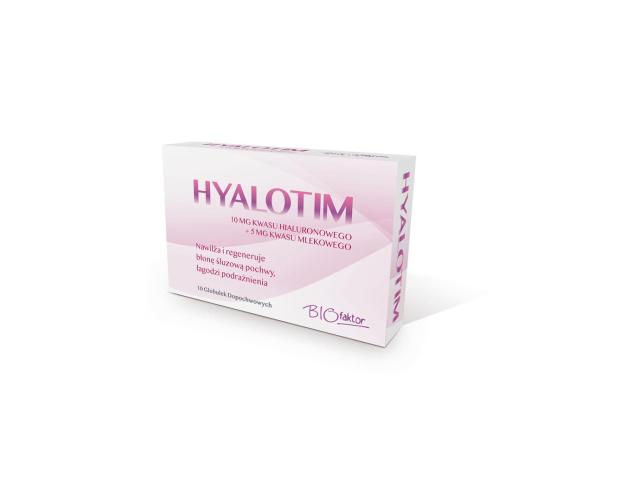 Hyalotim interakcje ulotka globulki dopochwowe - 10 glob.