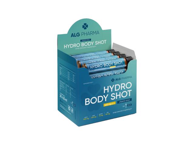 Hydro Body Shot smak owoców tropikalnych interakcje ulotka płyn 20 szt. po 25 ml