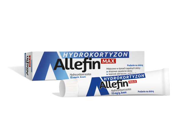 Hydrokortyzon Allefin Max interakcje ulotka krem 10 mg/g 15 g