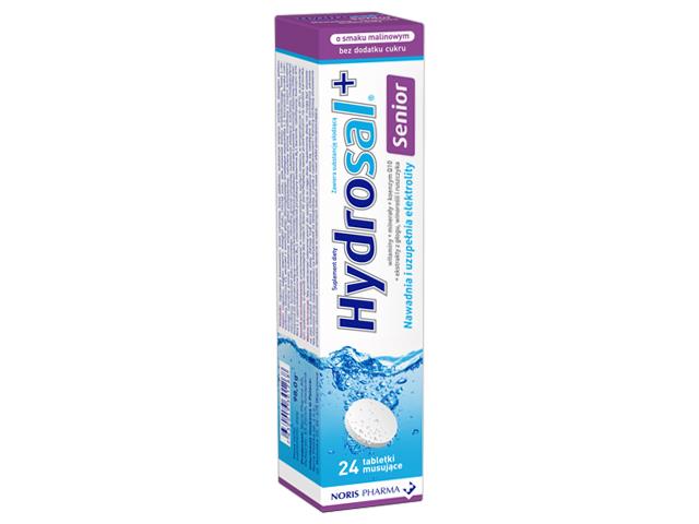 Hydrosal Senior interakcje ulotka tabletki musujące - 24 tabl. (tub.)