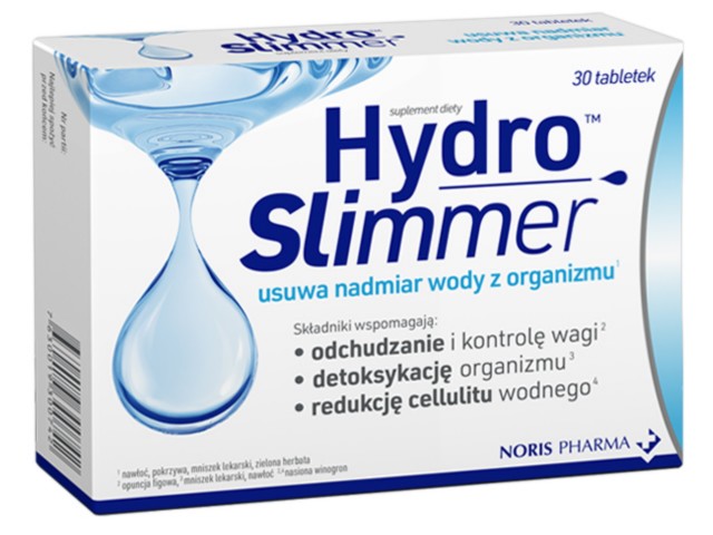 Hydroslimmer interakcje ulotka tabletki powlekane - 30 tabl.