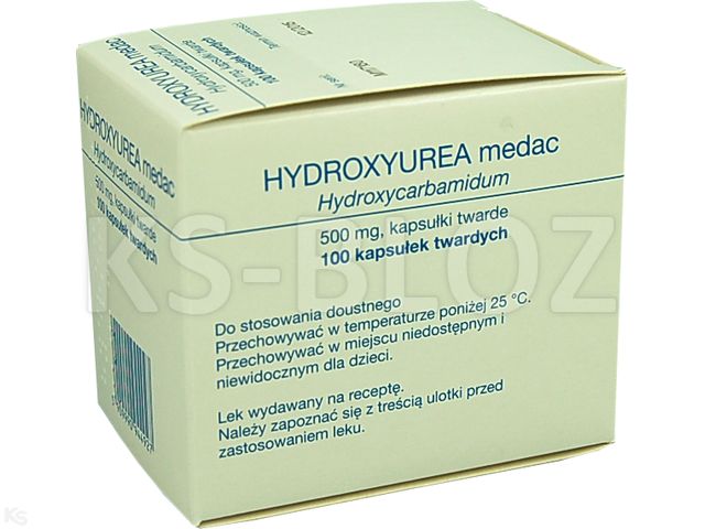 Hydroxyurea Medac interakcje ulotka kapsułki twarde 500 mg 