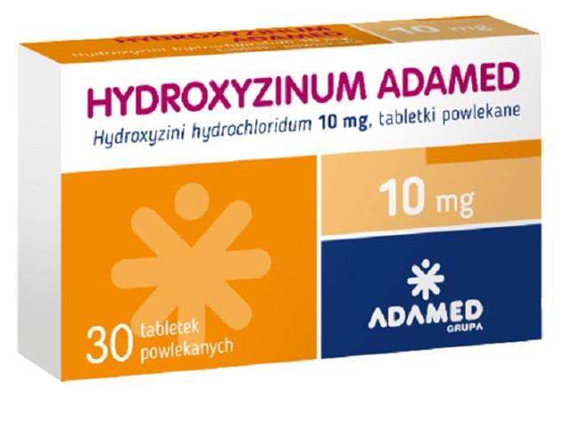 [Obrazek: hydroxyzinum-adamed-interakcje-ulotka-B3220941]